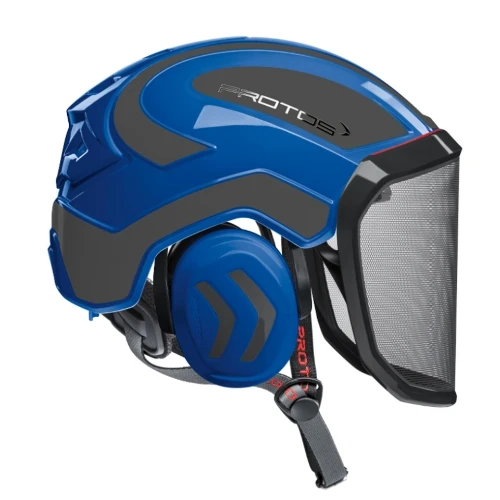 Protos Integral Arborist Helmet – Blue/Grey