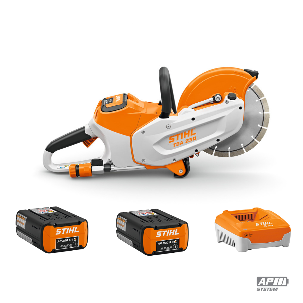 TSA 230 Cutquik® – Tool with 2 AP 300s Batteries and AL 301 Charger