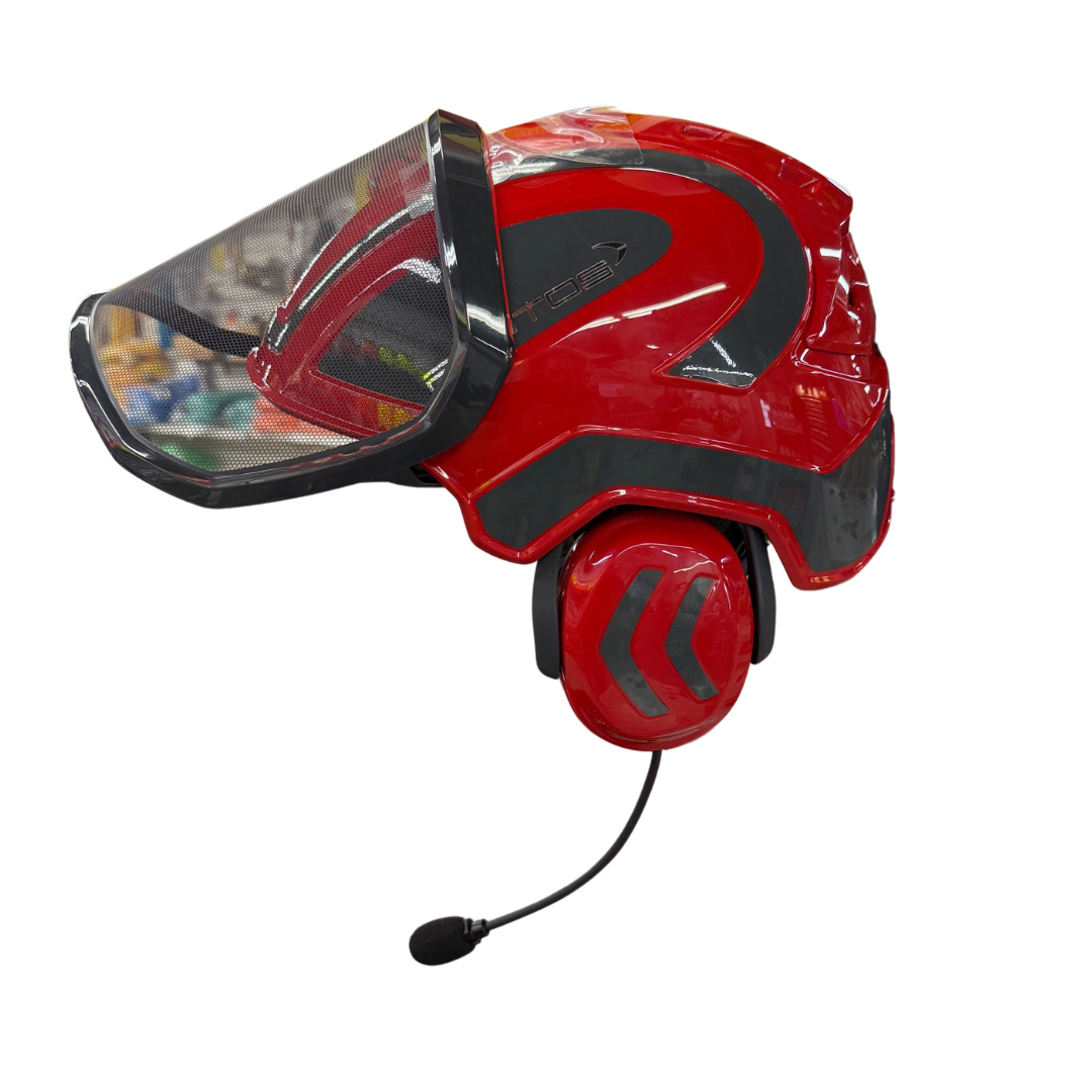 Protos Integral Arborist Helmet – Red/Grey - Milton Village